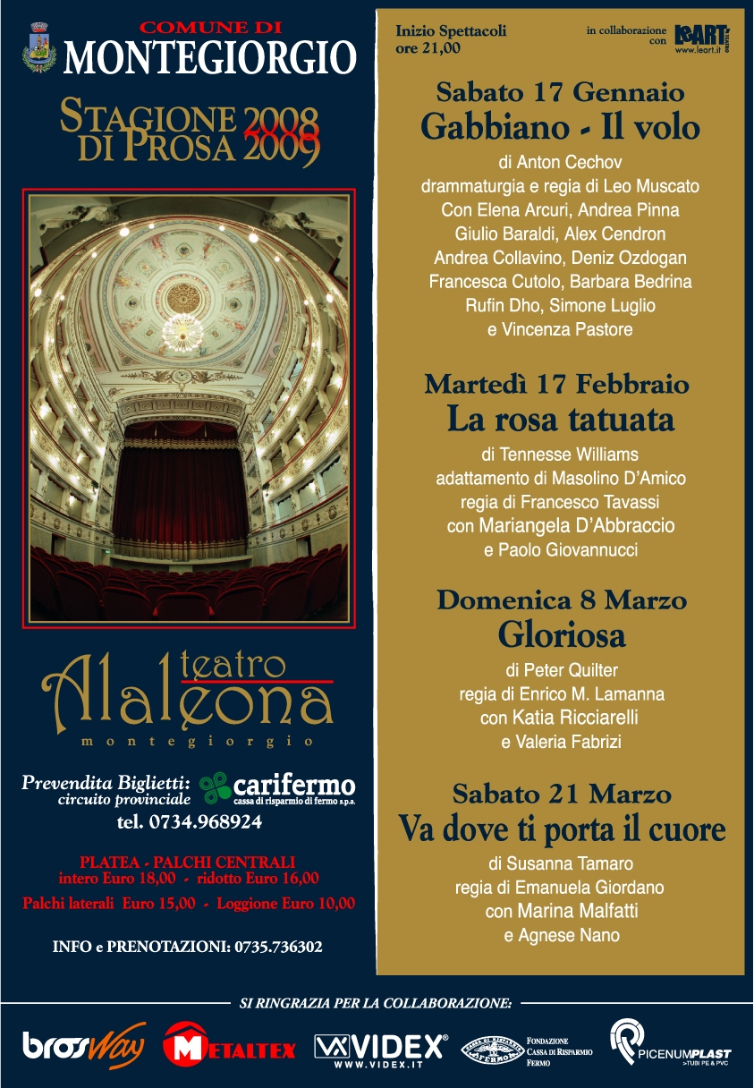 Stagione di prosa 2008 2009